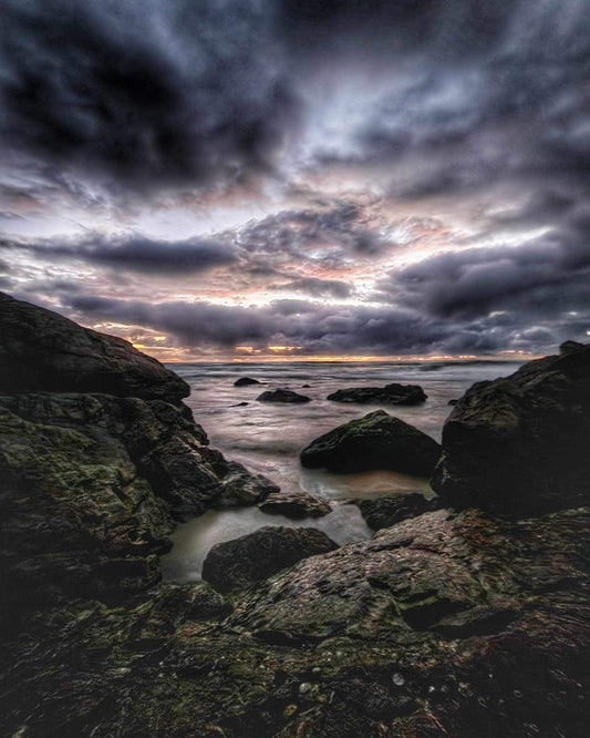 Digital Image - Dark & Stormy Burleigh Beach