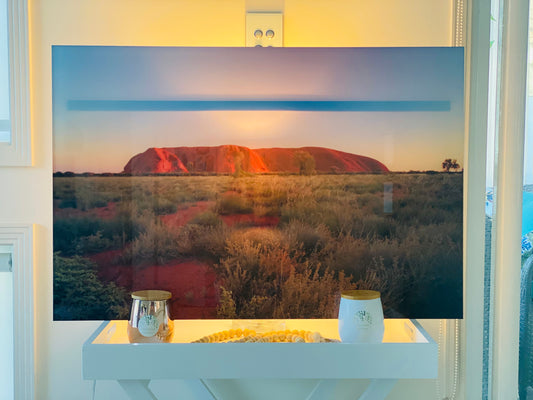 Uluru Sunrise Acrylic Wall Photo